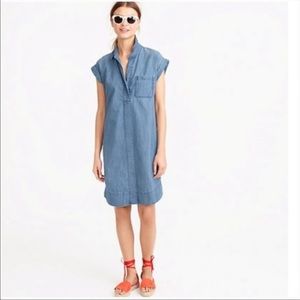 J Crew Chambray Shirt Dress